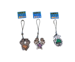 ＳＴ木製レザープレート星砂入（星・ハート・パイン）