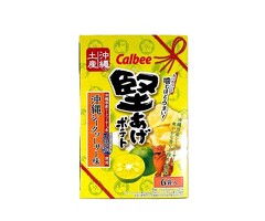 堅あげポテト　沖縄シークヮーサー味（１５ｇ×６袋）９０ｇ