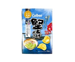 堅あげポテト　でーじまーさんアーサそば味（１５ｇ×６袋）９０ｇ