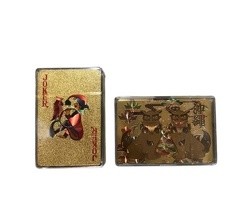 セレブトランプＧＯＬＤ　シーサー　ケース入