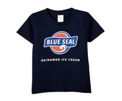 Ｔシャツ　ブルーシール　ロゴ　ネイビー　Ｓ