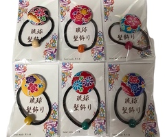 紅型ヘアゴム