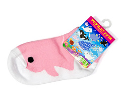 アクアフレンズ　ソックス　ピンクイルカ　ＳＩＺＥ１３～１８ｃｍ