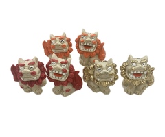 大吉シシ　８ｃｍ（金・黄・赤）